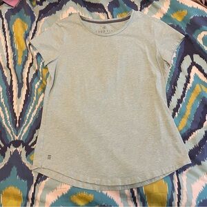 Free Fly Apparel Women's Light Blue Short Sleeve Tee